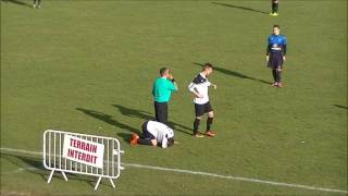 Séniors  US Meyzieu vs FC Sévenne  29 janv 2017  période 1 [upl. by Armat]