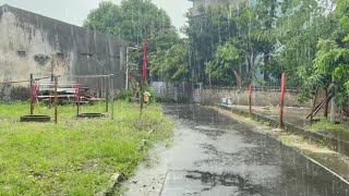 Evening Rain Sounds on a Quiet Street Night  Rain for Sleeping and Relaxation [upl. by Roche]