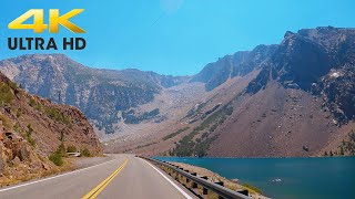 Tioga Pass Road Scenic Mountain Drive 4K  Yosemite National Park to California Scenic Highway 395 [upl. by Izawa]