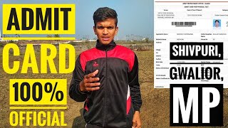 Indian Army Admit card generated  Shivpuri  Gwalior MP [upl. by Idoc]