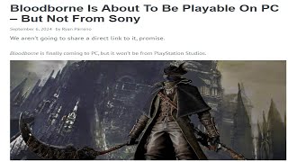 Sony Hates Bloodborne [upl. by Llenyl]