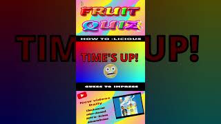 Meet some nutty wonders 😊  Fruit Quiz 139 fruitquiz fruitfacts [upl. by Dena91]