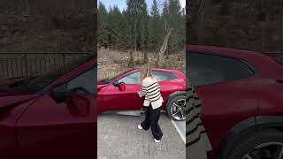 Is this the HOTTEST SUV ever shorts  jessicarmaniac  POV  Ferrari Purosangue [upl. by Arytal]