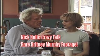 Nick Nolte amp Britney Murphy  Nolte acting Crazy In Pajamas Rare Footage of Brittny Murphy [upl. by Rollins]