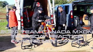 2024 Team Canada MXON Thursday Practice Day at Oxford Moto Parc England [upl. by Kirstyn285]