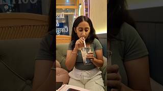 TRIED Crackle coffee  PEGGY ICECREAM funny funnyshorts viralvideo viralcoffee [upl. by Airres]