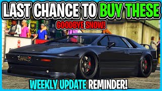 LAST CHANCE To Take Advantage Of This Weeks GTA 5 Online Weekly Update Deals amp Discounts [upl. by Amyas]