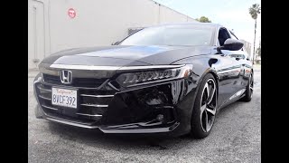 2021 Accord lowering springs and spacer install [upl. by Ramiah]