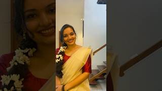 🌸Onam Simple Festive Makeup 🌸 GRWM Onam TraditionalWear FestivePrep simplehairstyle desilook [upl. by Perrine]