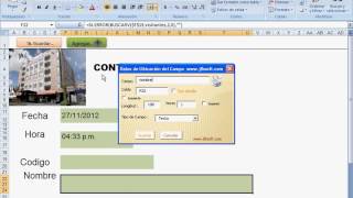 Control de Acceso  control de visitantes con Excel y Google Drive [upl. by Sapers]