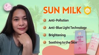 SEREESE BEAUTY SUNMILK HONEST REVIEWCRISTINE SIANGCUA [upl. by Nalo43]