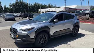 SantaCruz Subaru Dealer Dealership Guarantee 2024 Subaru Crosstrek Ice Silver Metallic Wilderness [upl. by Ahseyt]