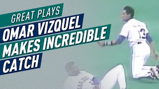 Omar Vizquel Makes Incredible Catch [upl. by Siravaj]