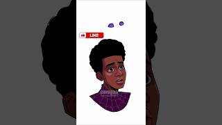 Spider Man Verse 3 Miles Morales Real Eyes Changing art shorts spiderman [upl. by Wat]