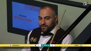 World Championship Snooker 2023 Ronnie O’Sullivan and Hossein Vafaei Part 1 [upl. by Mendy]