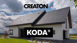 🏠 Realizacja  dachówka ceramiczna CREATON KODA FINESSE w kolorze łupka glazurowana [upl. by Anauqaj]