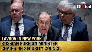 Russian foreign minister Sergei Lavrov chairs UN Security Council debate [upl. by Poler]