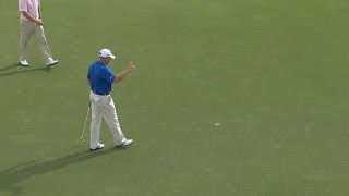 John Rollins birdies No 15 at OHL Classic [upl. by Merlina]