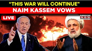 LIVE Naim Kassem Pledges To Destroy Israel  Hezbollah Top Commander  Top World News LIVE [upl. by Anilra]