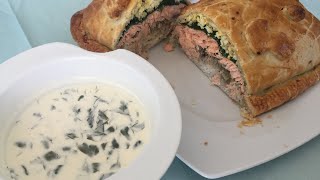 Recette du koulibiac de saumon au Thermomixthermofansylvieconseillere8988 [upl. by Novj]