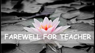 Farewell Quotes For Teacher – Wishes and Messages Status  Goodbye Quotes for Teachers [upl. by Niram497]