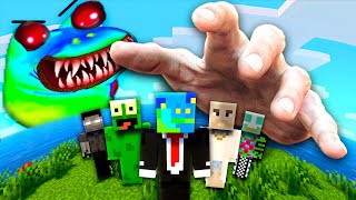 Trying to Beat Hardcore Minecraft with My Idiot Friends [upl. by Yecart]