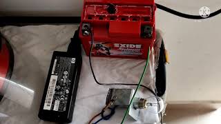 Recharge bike or car battery using laptop charger [upl. by Ahseel892]