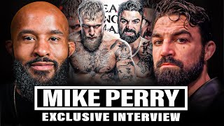 MIKE PERRY SOUNDS OFF on JAKE PAUL HISTORIC BARE KNUCKLE RUN  EXCLUSIVE INTERVIEW [upl. by Nylecoj]