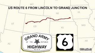 Lincoln NE to Grand Junction CO A Complete US6 Road Trip [upl. by Garibull]