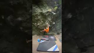 Wissahickon Bouldering Torque Area Fully Torqued V8 [upl. by Etnohs]