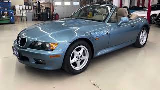 1998 BMW Z3 Roadster Atlanta Blue Metallic  Naperville Auto Haus [upl. by Yenobe478]