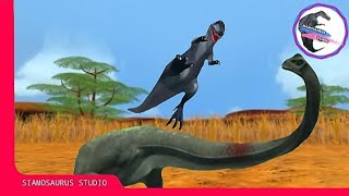 Dinosaur battle s1 GC3 pong1977 dinobattle dinosaurbattles jurassicworld [upl. by Ecadnac]