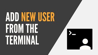 Linux  Add and Manage a New User From the Terminal [upl. by Alakam]