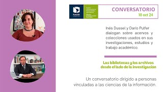 Conversatorio “Las bibliotecas y los archivos desde el lado de la investigación” [upl. by Saire]