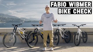 Fabio Wibmer  Bike Check  All bikes from quotVideo Gamequot [upl. by Niatsirhc27]