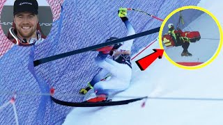 Aleksander Aamodt Kilde Ski Crash Wengen Video  Aleksander Aamodt Crash Video  Aleksander Aamodt [upl. by Aceber234]