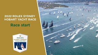 2022 Rolex Sydney Hobart Yacht Race  Start  Live broadcast [upl. by Anialahs]