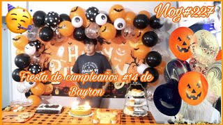 🥳🧡CELEBRANDO EL CUMPLEAÑOS 14 DE MI BAYRON🎉🥰  FAMILIA VARELA 💕 [upl. by Sel893]