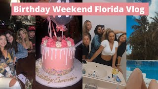 Florida Weekend Vlog celebrating Sav and Daniellas birthday and going to Miami [upl. by Nitsyrk16]