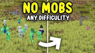 BEST MOB SWITCH Minecraft 121 Stop ALL MOBS from spawning [upl. by Naillimxam]