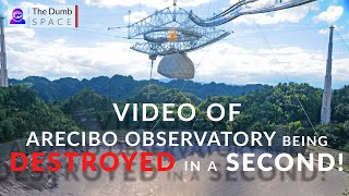 Arecibo Observatory Destruction  Live Record from Drone and Control Room [upl. by Swisher]