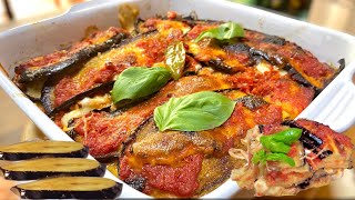 PARMIGIANA DI MELANZANE 🍆 ricetta tipica [upl. by Eicul]