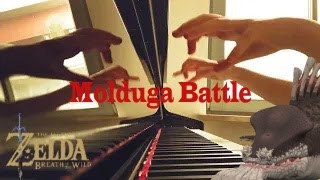 Molduga Battle【Play Piano by ear】モルドラジーク戦【耳コピ】The Legend of Zelda Breath of the Wild ゼルダの伝説 ブレワイ [upl. by Anitsirhc]