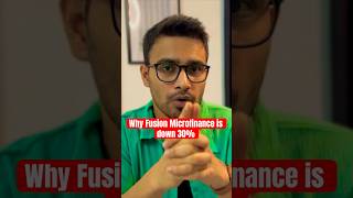 Why Fusion Microfinance is down 30 fusionmicrofinance fusionmicrofinanceresults [upl. by Aineg]