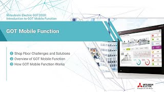 Mitsubishi Electric GOT2000 Introduction to GOT Mobile Function [upl. by Ecidnac]