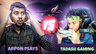 TADASH Gaming VS Arpon Plays 😯  SL Mobile Streamer Vs BD Emulator Streamer 😡  OP Fight 😲 [upl. by Ecnaiva]