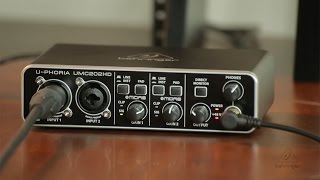 UMC202HD How To  Recording Vocals [upl. by Aliber]