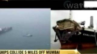 Mumbai Oil Spill stops [upl. by Ecart129]