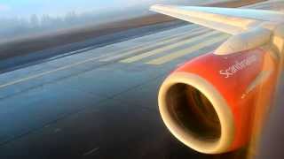 SAS Scandinavian Airlines ✈ Boeing 737800 ✈ Oslo  Tromsø ✈ 29 DEC 2013 [upl. by Allicserp128]