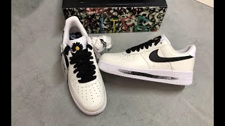 Nike Air Force 1 Low G Dragon Peaceminusone Para Noise 2 0 Sneaker Review [upl. by Dnamron]